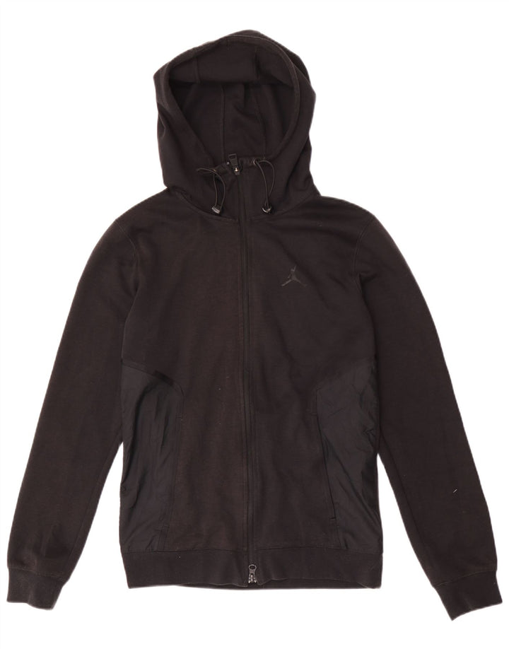 Jordan Mens Zip Hoodie Sweater XS Black Polyester