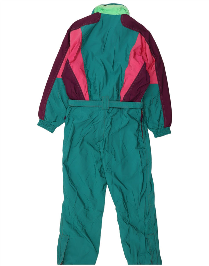 COLMAR Herren-Skioverall IT 54, groß, grünes Colourblock-Polyamid