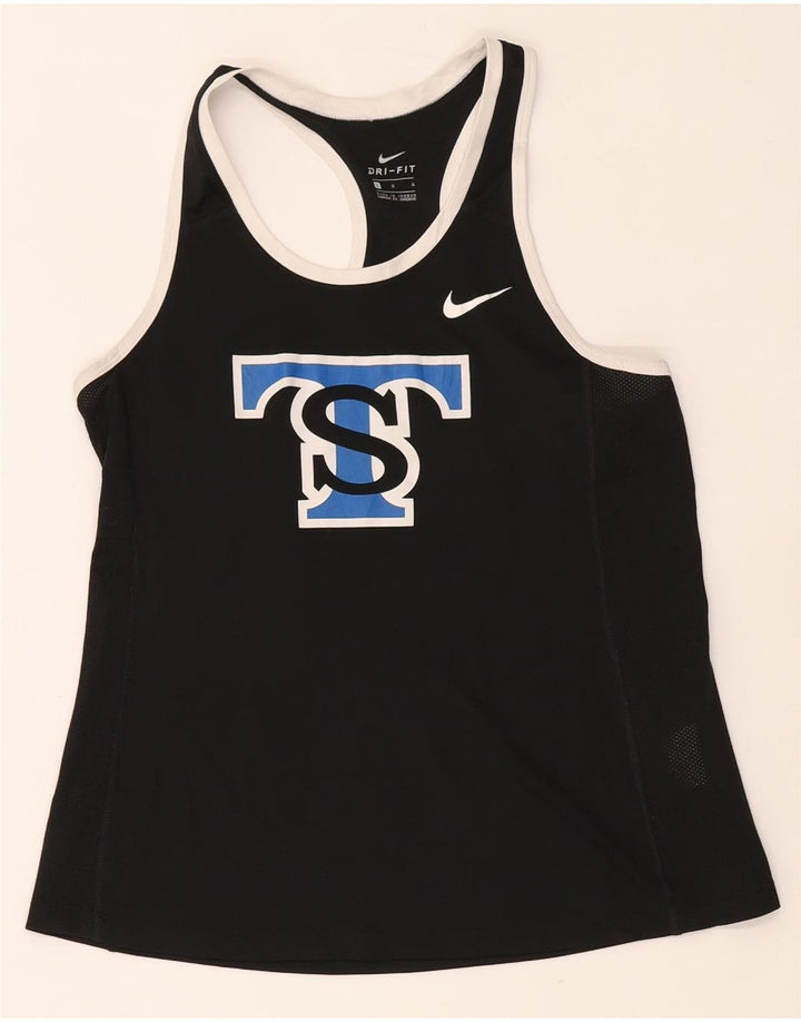 Nike Damen Saint Thomas Graphic Vest Top UK 14 Large Schwarz Polyester