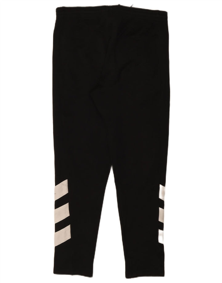 Pantaloni da tuta grafica da uomo Adidas, poliestere color block medio nero