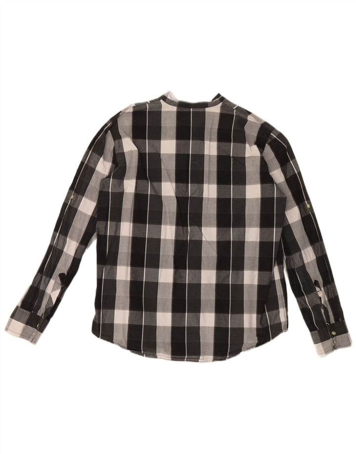 Carhartt Mens Shirt Small Black Check Cotton