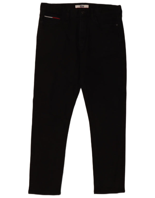 Blugi slim pentru bărbați Tommy Hilfiger W34 L32 negri