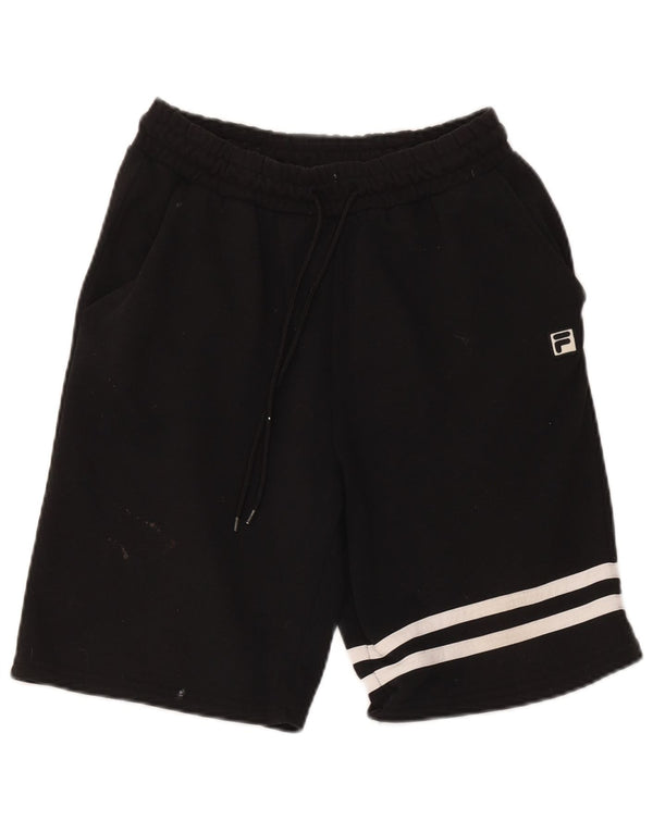 Fila Mens Sport Shorts IT 50 Medium Black Polyester