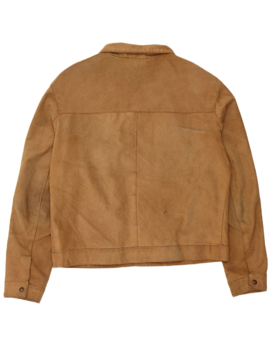 Conbipel Mens Suede Jacket IT 56 2XL Beige Leather