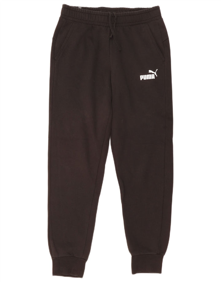 Puma Mens Tracksuit Trousers Joggers Medium  Black Cotton