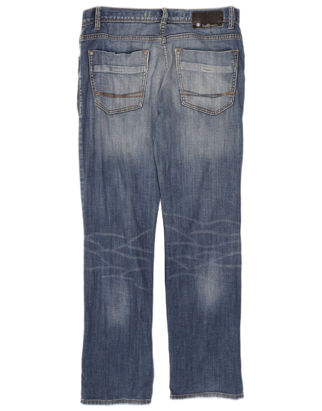 Calvin Klein Mens Straight Jeans W31 L30 Blue Cotton