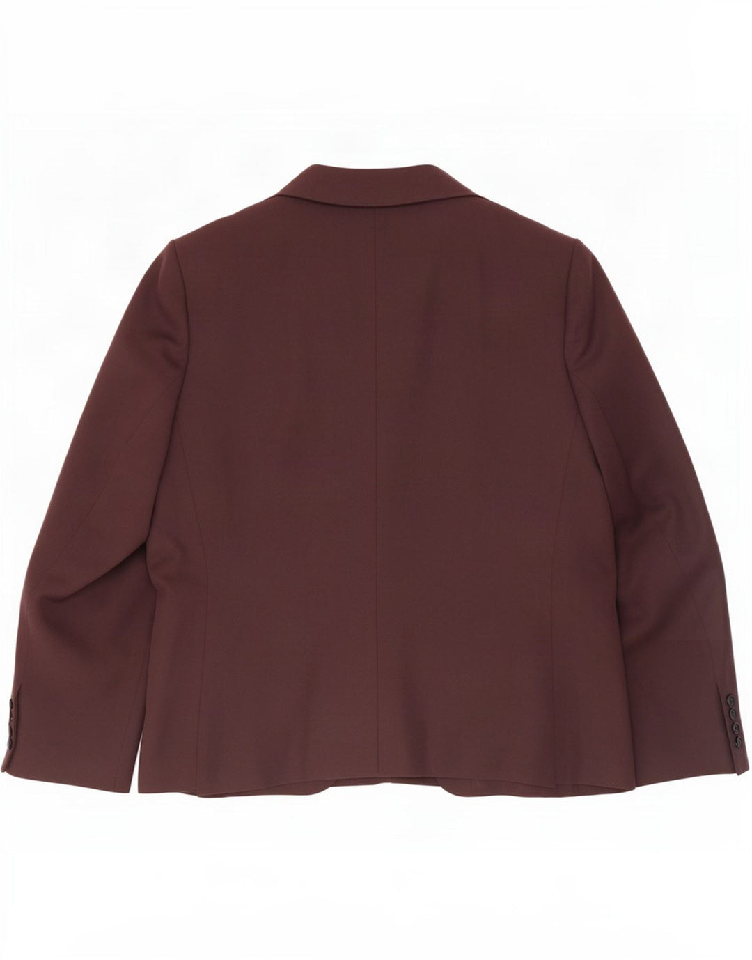 Marks & Spencer Womens 2 Button Blazer Jacket UK 16 Large Brown Polyester