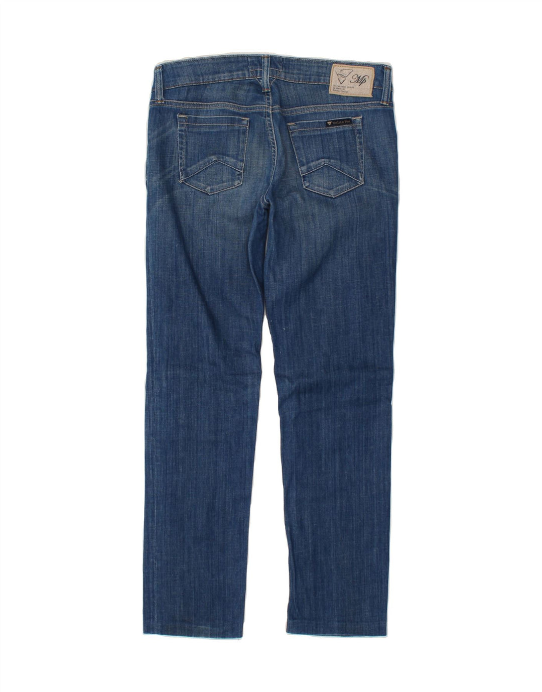 MELTIN' POT Womens Straight Jeans W29 L29  Blue Cotton Vintage Meltin' Pot and Second-Hand Meltin' Pot from Messina Hembry 