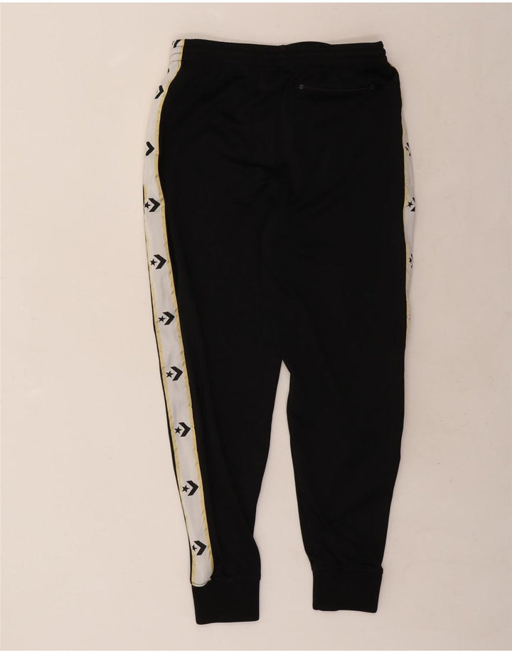 Converse Mens Graphic Tracksuit Trousers Joggers Medium  Black Cotton