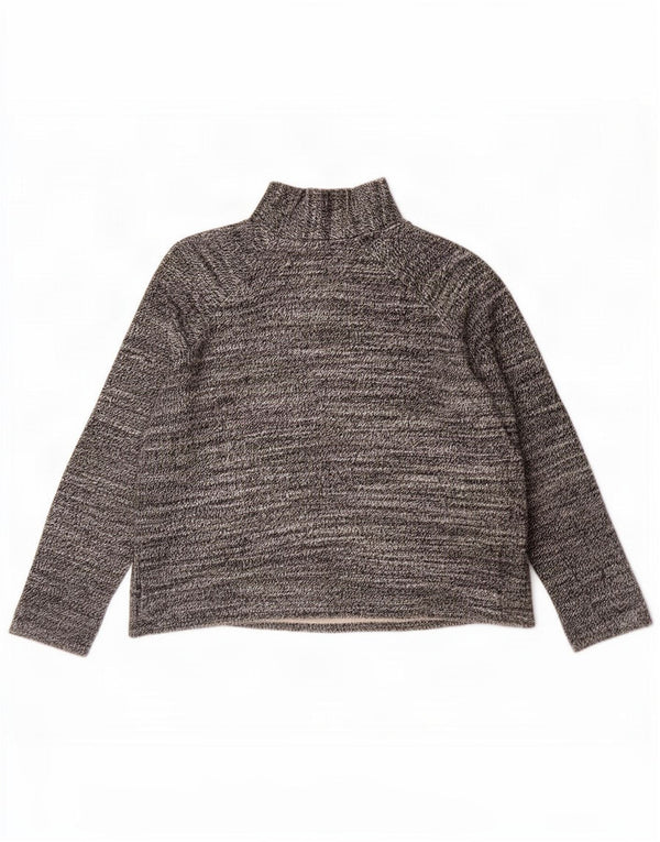 Zara Chemisier surdimensionné pour femme UK 10 Petit coton moucheté gris
