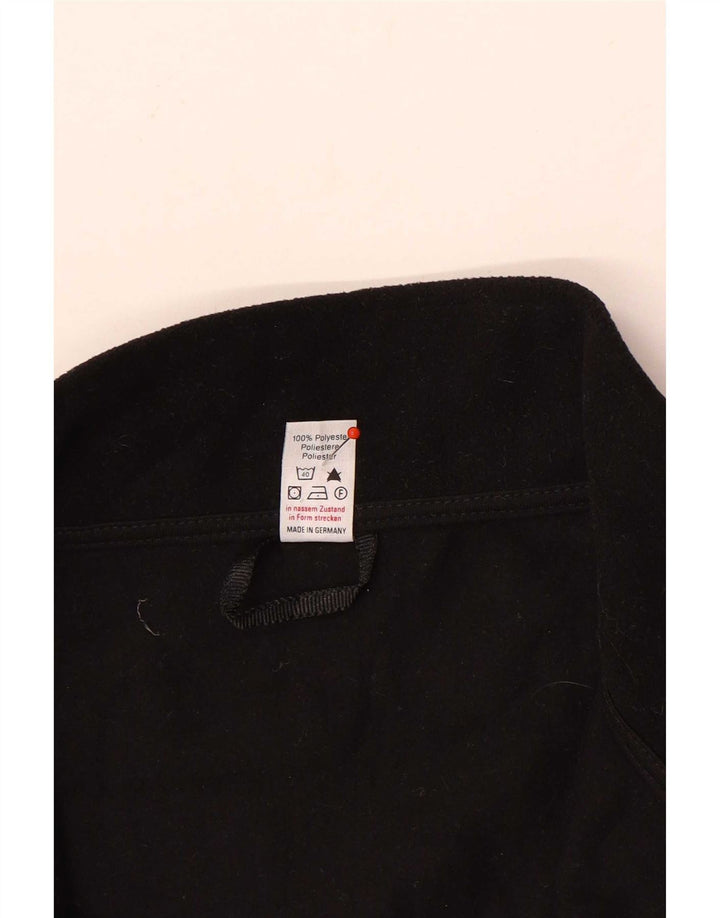 Gilet in pile da donna Trigema UK 14 medio poliestere nero