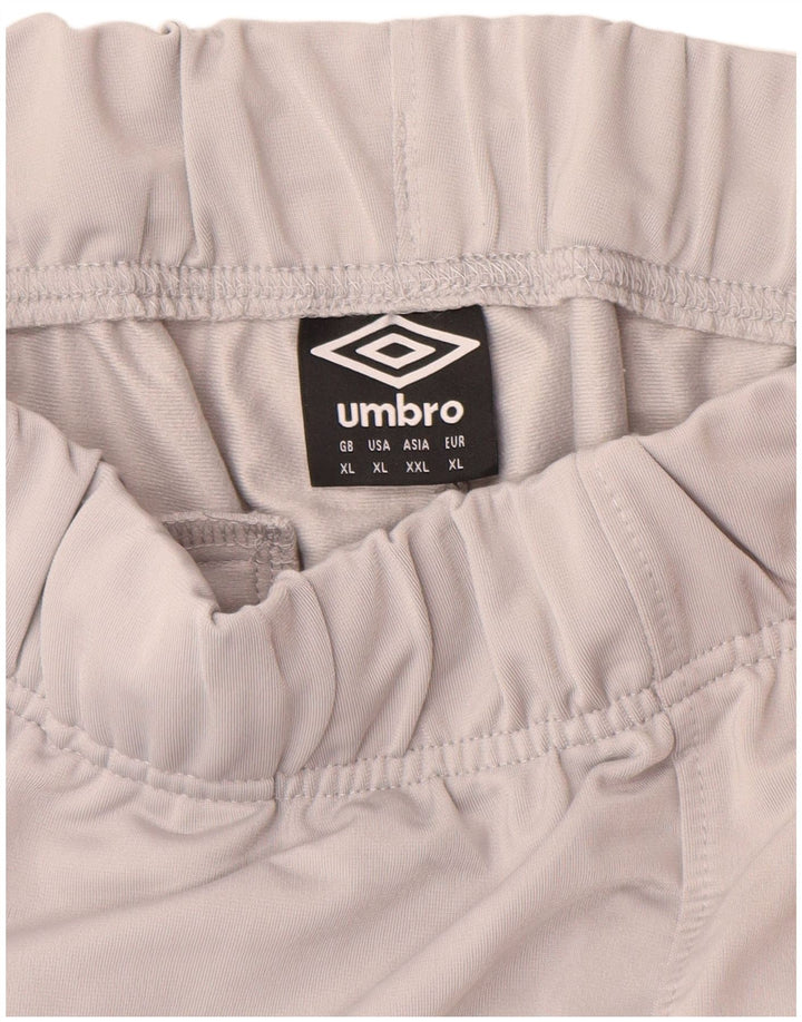 UMBRO Womens Graphic Tracksuit Trousers UK 18 XL  Grey Polyester