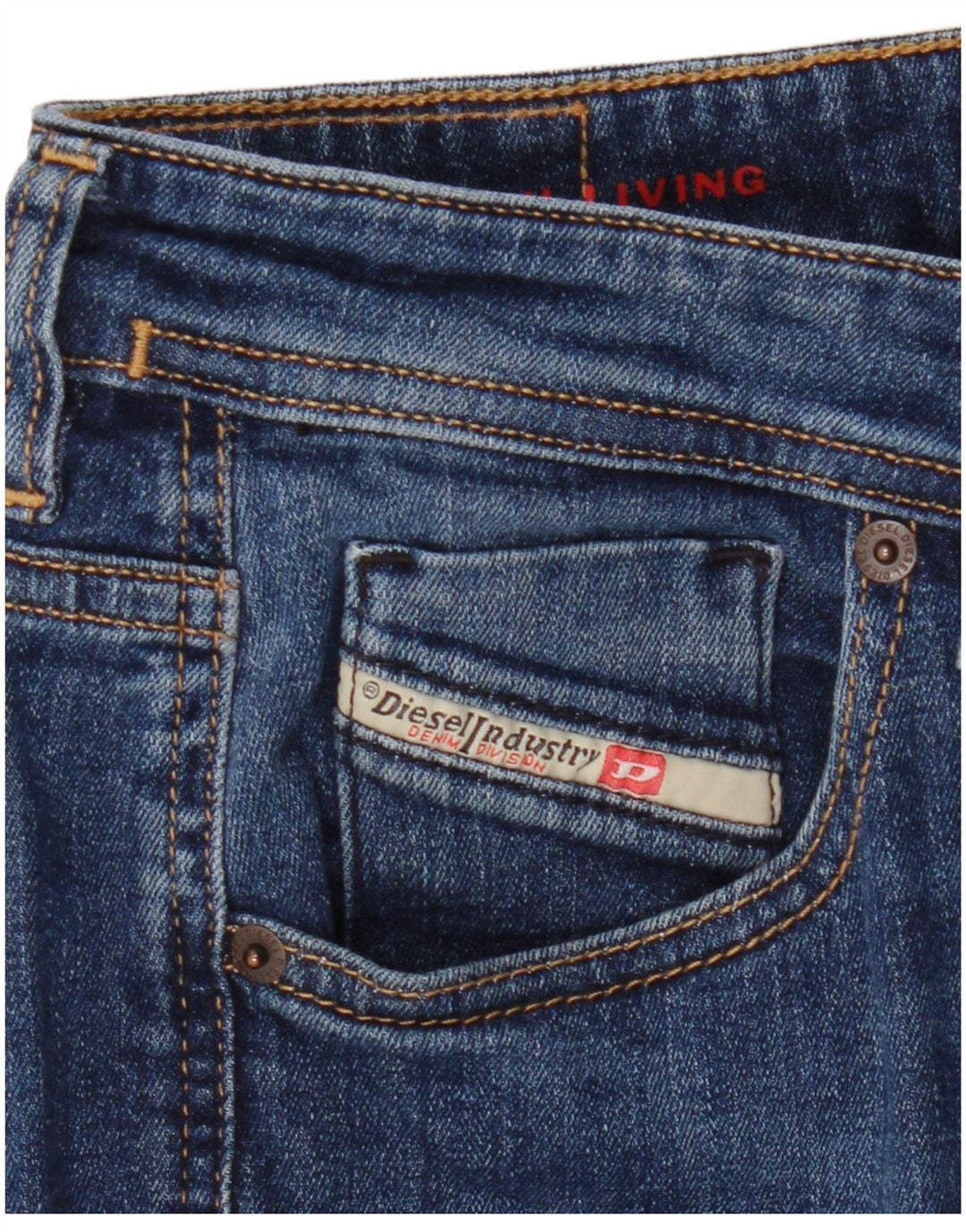 Jeans slim da donna Diesel W28 L26 cotone blu
