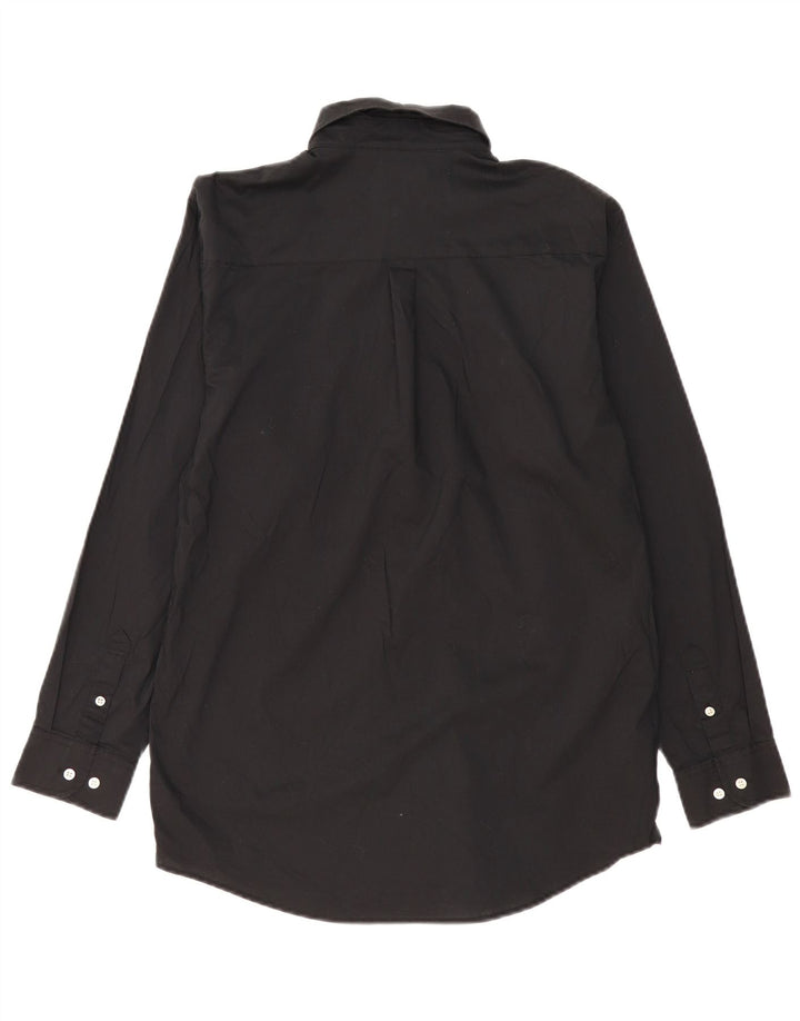 Chaps Boys Shirt 15-16 Years XL Black Cotton