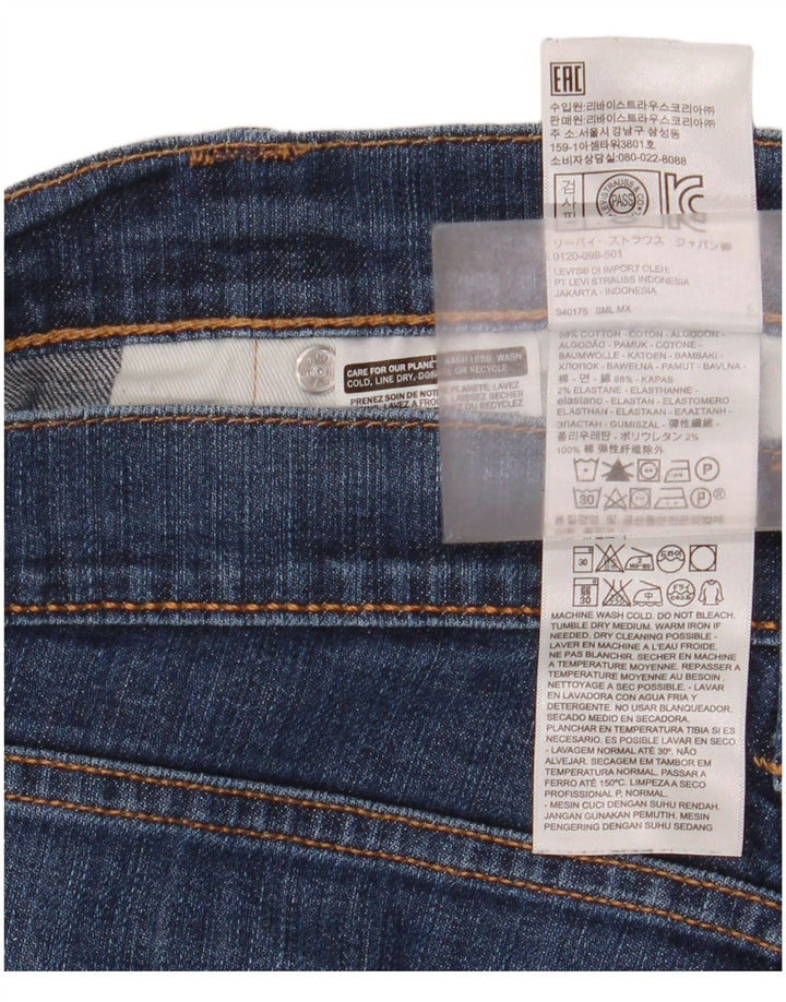 Levi's Mens Straight Jeans W33 L30 Blue Cotton