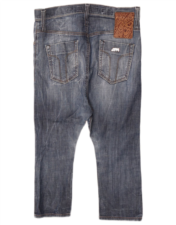 Miss Sixty Womens Harem Capri Jeans W26 L17 Blå Bomuld