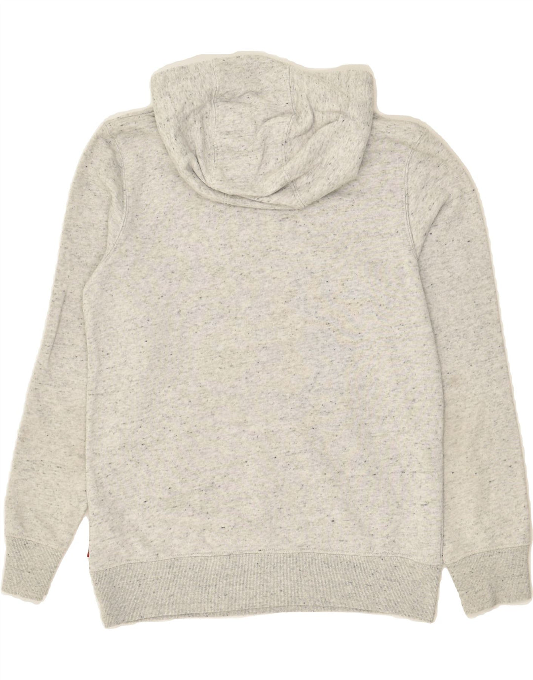 LEVI'S Boys Graphic Hoodie Jumper 15-16 Years Grey Flecked Cotton | Vintage Levi's | Thrift | Second-Hand Levi's | Used Clothing | Messina Hembry 