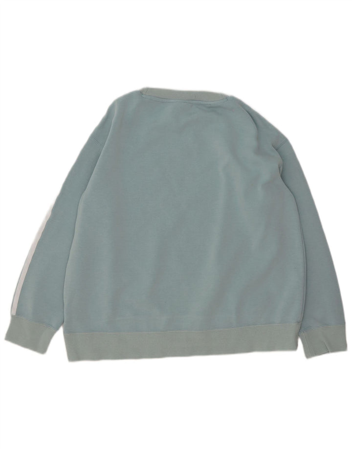 Adidas Damen Sweatshirt Pullover UK 10 Small Blau