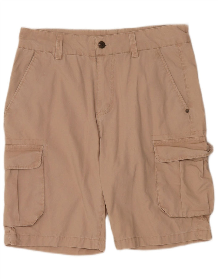 SNEAKER FREAK  Mens Cargo Shorts Medium W32 Beige Cotton