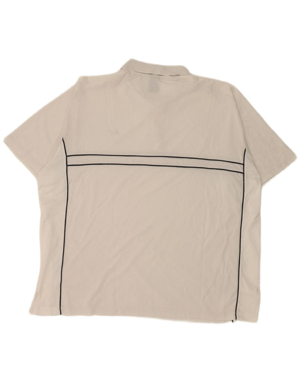 Nike Polo Shirt til mænd 2XL Hvidstribet