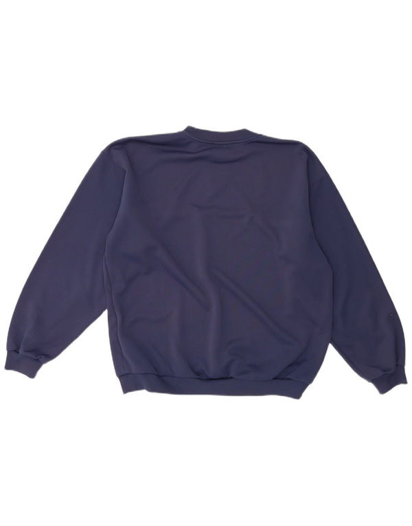 Nike Mens Sweatshirt Jumper UK 39/41 Medium Navy Blue Polyester