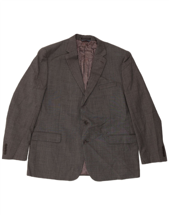 Ralph Lauren Veste blazer longue à 2 boutons pour homme UK 46 2XL Gris classique
