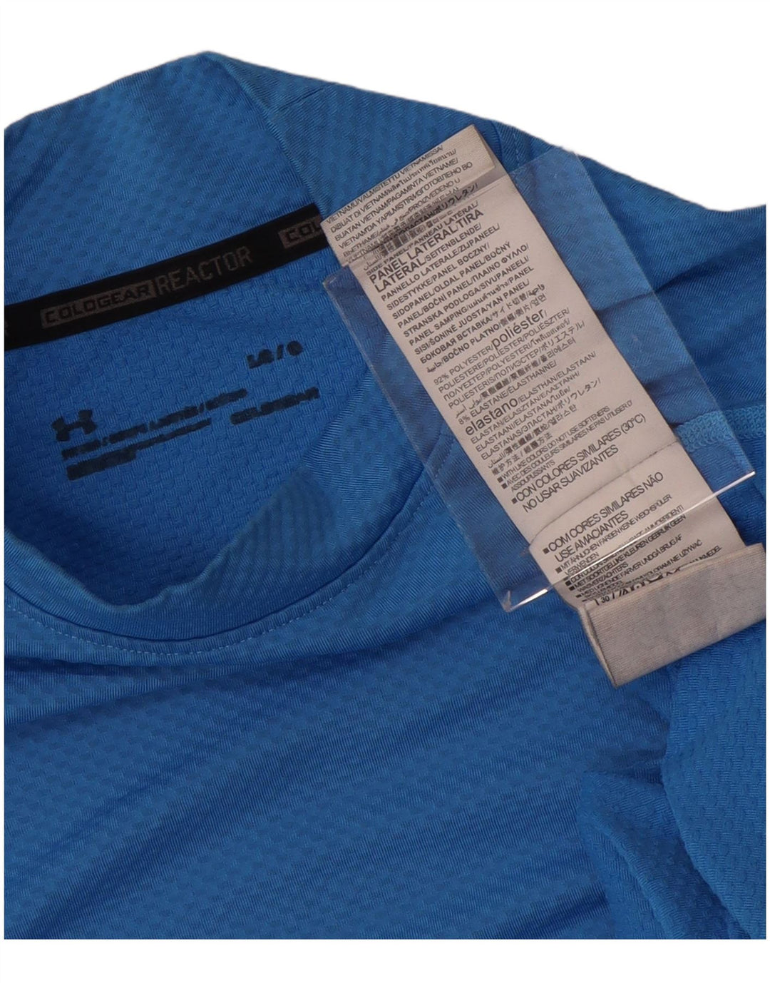 Maglia da uomo Under Armour a maniche lunghe grande blu in poliestere