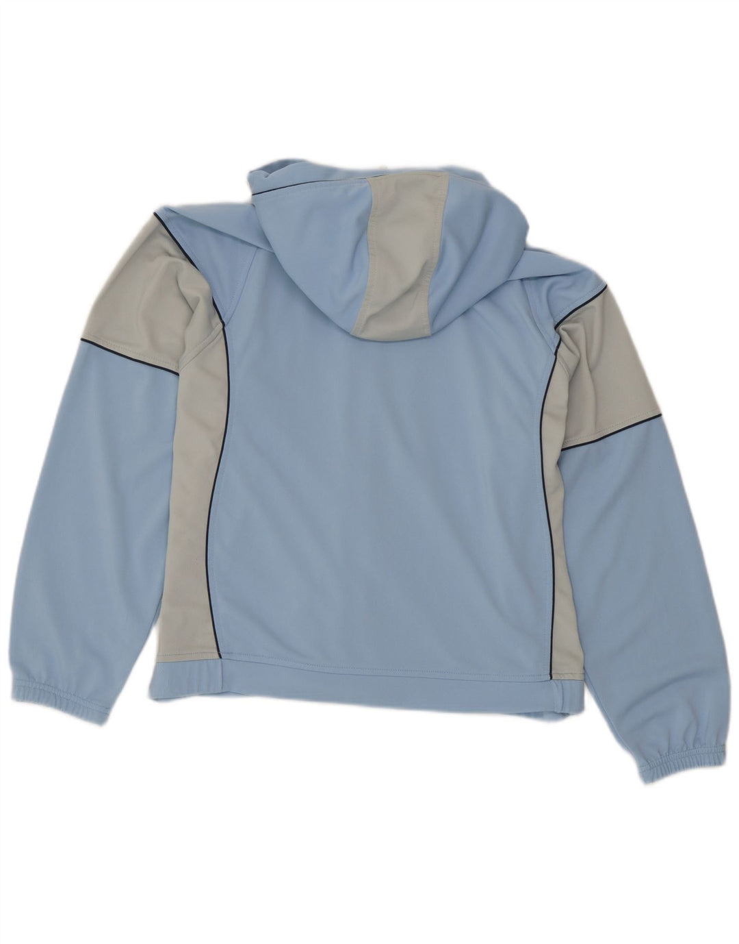 Champion Mens Hooded Tracksuit Top Jacket Medium Blue Colourblock Polyester