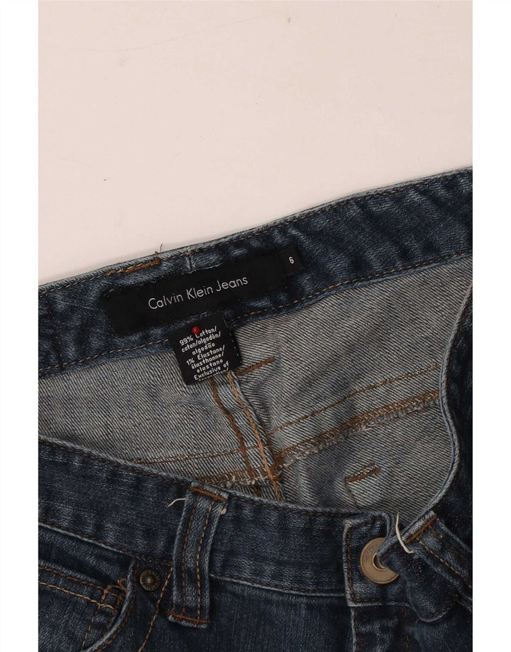 Calvin Klein Γυναικεία Bootcut Jeans US 6 Medium W30 L31 Blue Cotton