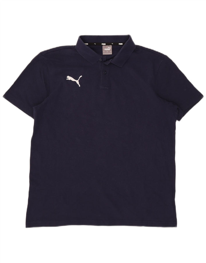 Puma herre poloshirt Stor marineblå bomuld