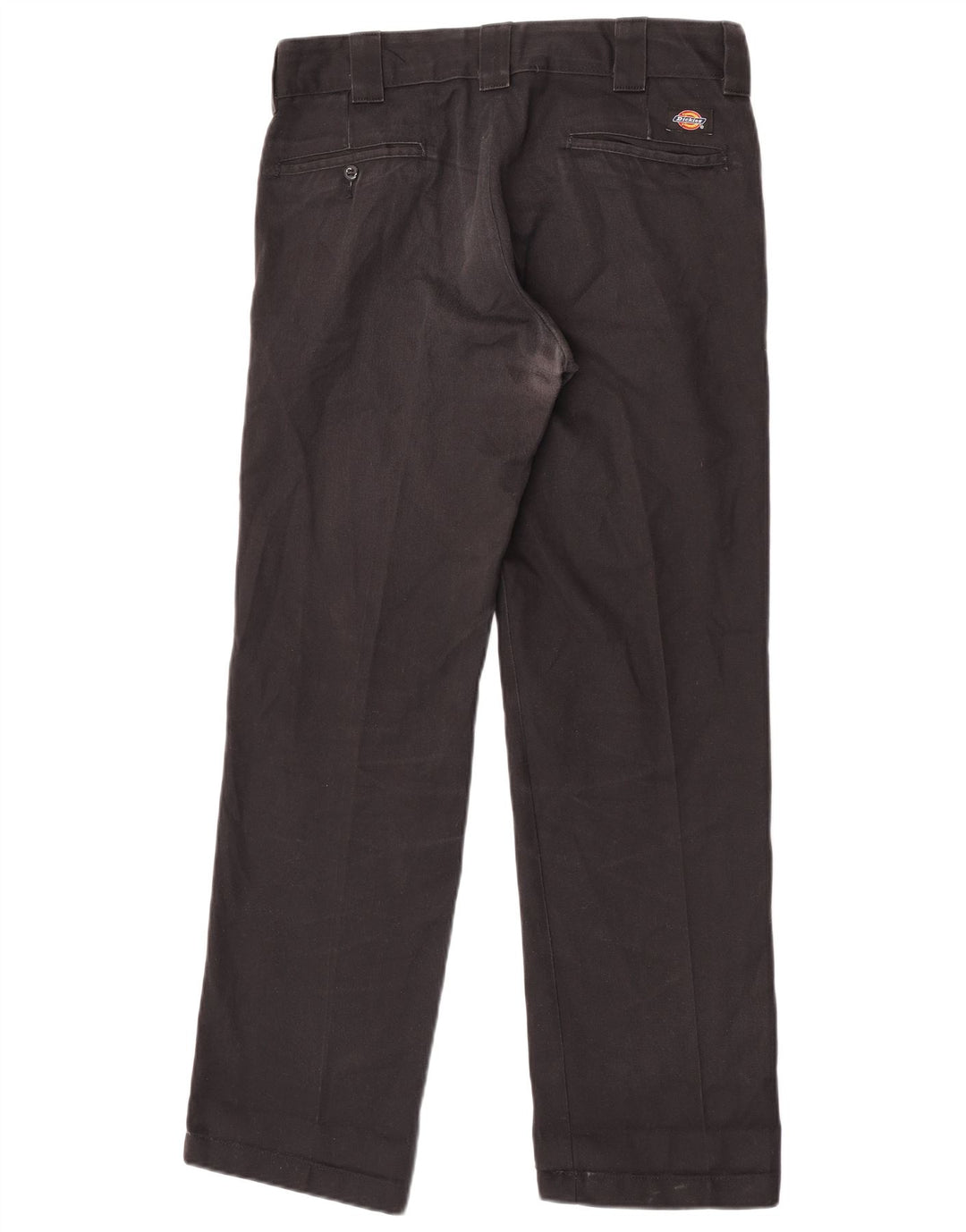 Dickies Mens Slim Straight Chino Trousers W32 L32 Black Polyester