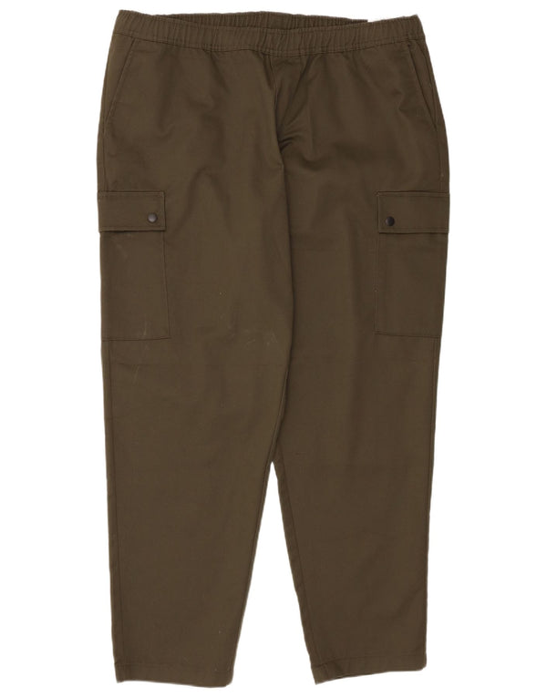 Pantaloni cargo dritti da uomo Jack & Jones 3XL W46 L31 poliestere kaki