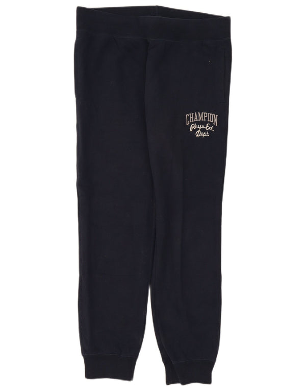 Ανδρική φόρμα Champion Graphic Παντελόνι Joggers Large Navy Blue από βαμβάκι