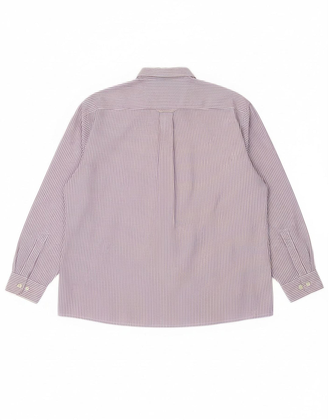 RENZO Mens Shirt Size 42 Large Purple Striped