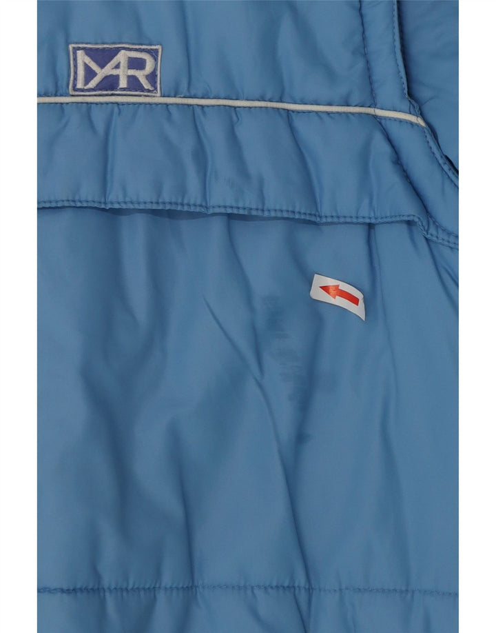 Giacca imbottita vintage da uomo IT 48 Blu medio in poliammide