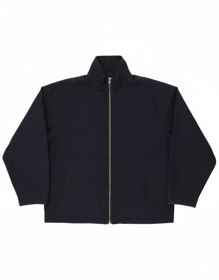 SERGIO TACCHINI Mens Bomber Jacket UK 40 Large Navy Blue Polyester