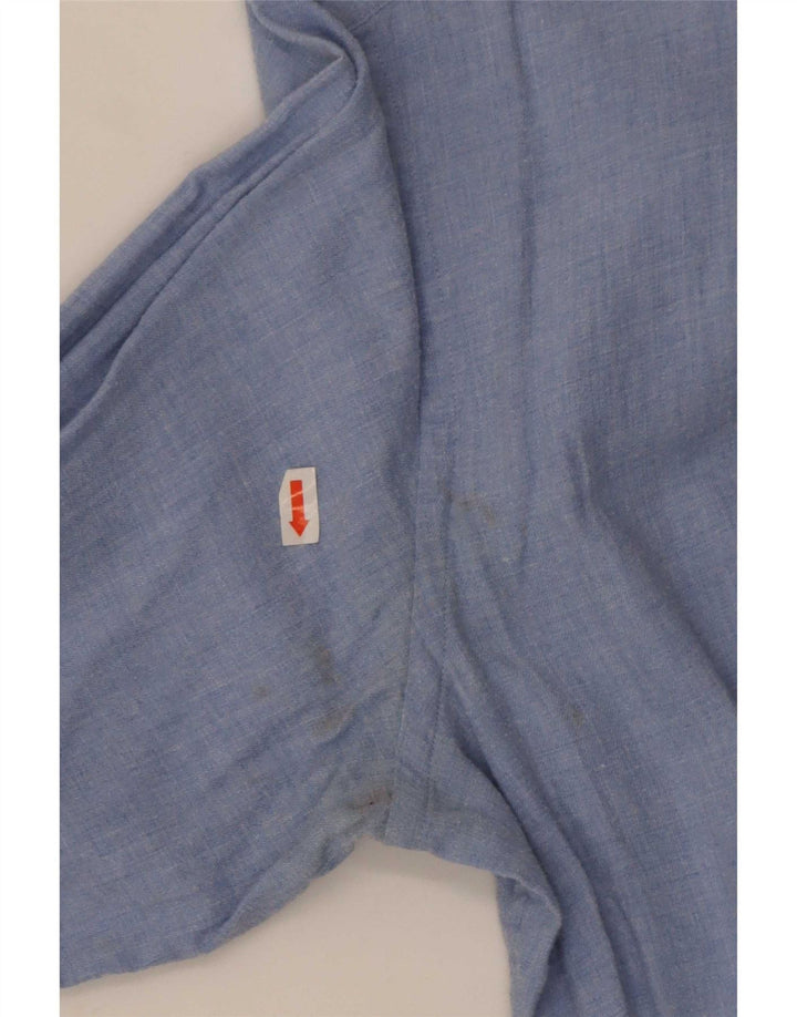 Massimo Dutti Herrenhemd Mittelblau