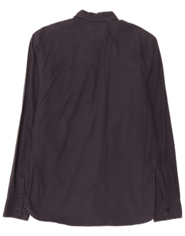 Levi's Camisa de corte estándar para hombre Azul marino mediano