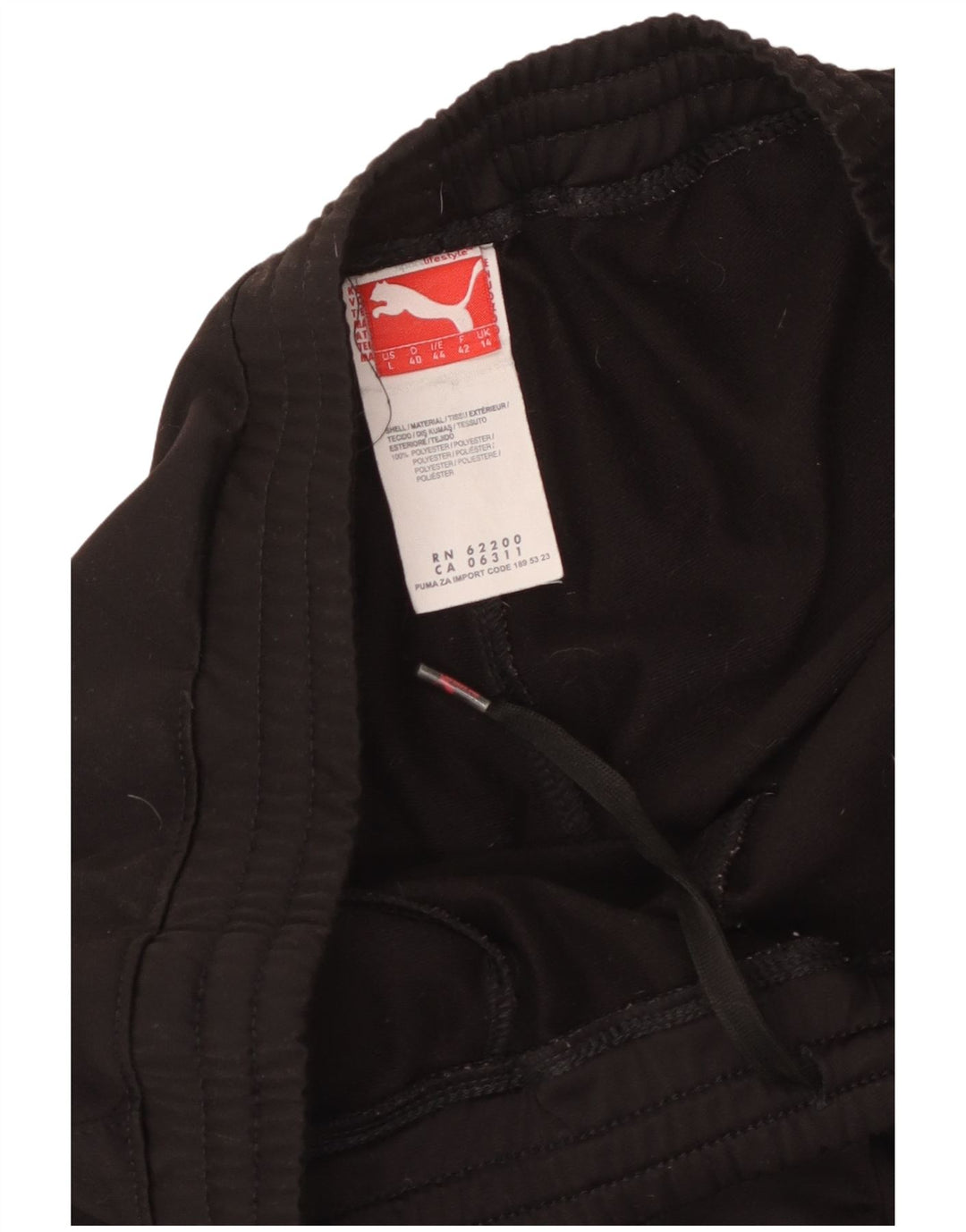 PUMA Womens Tracksuit Trousers UK 14 Large Black Polyester