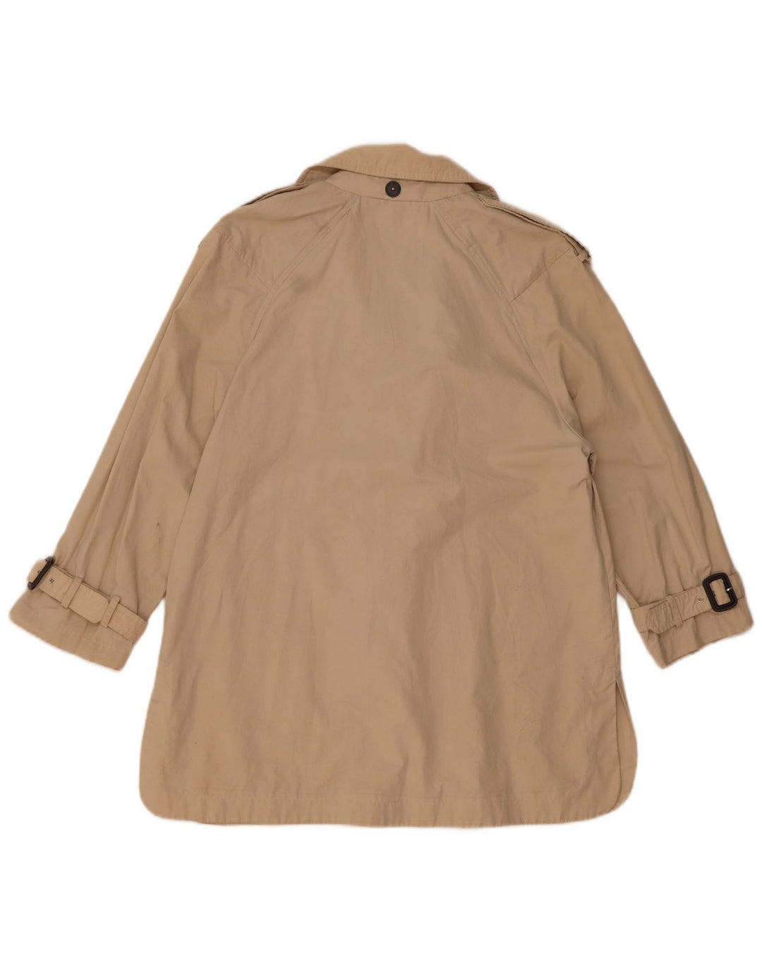 Zara Womens Oversized Trench Coat UK 10 Small Beige