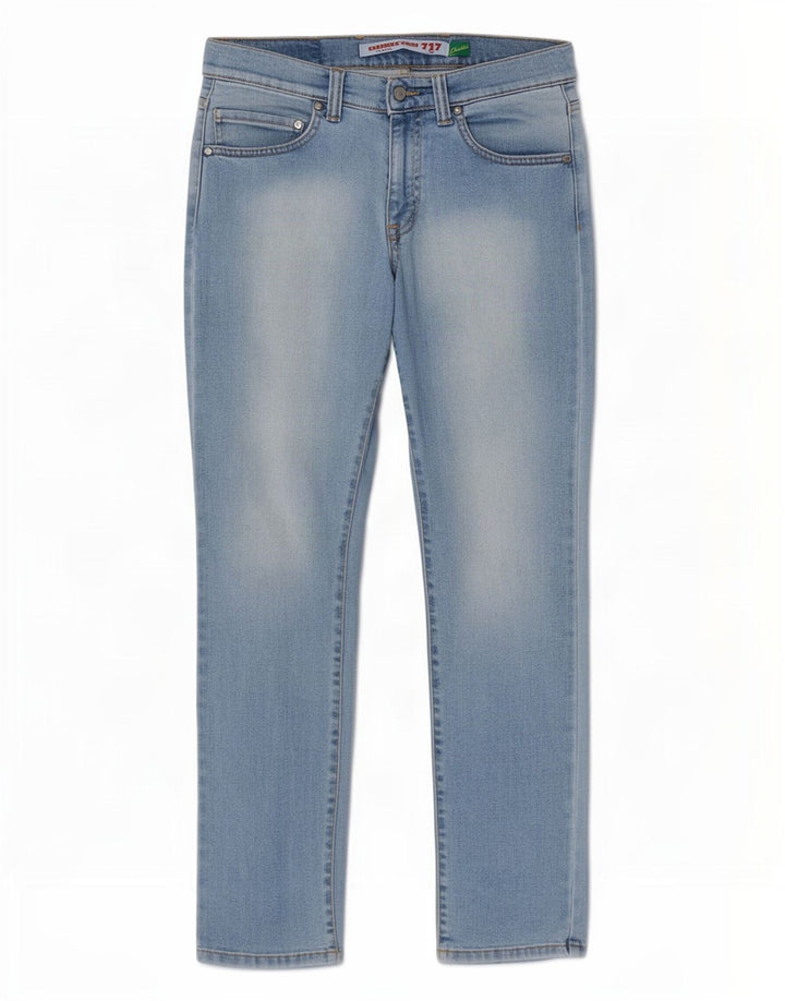 Jeans Carrera Uomo 717 Slim W33 L31 Cotone Blu