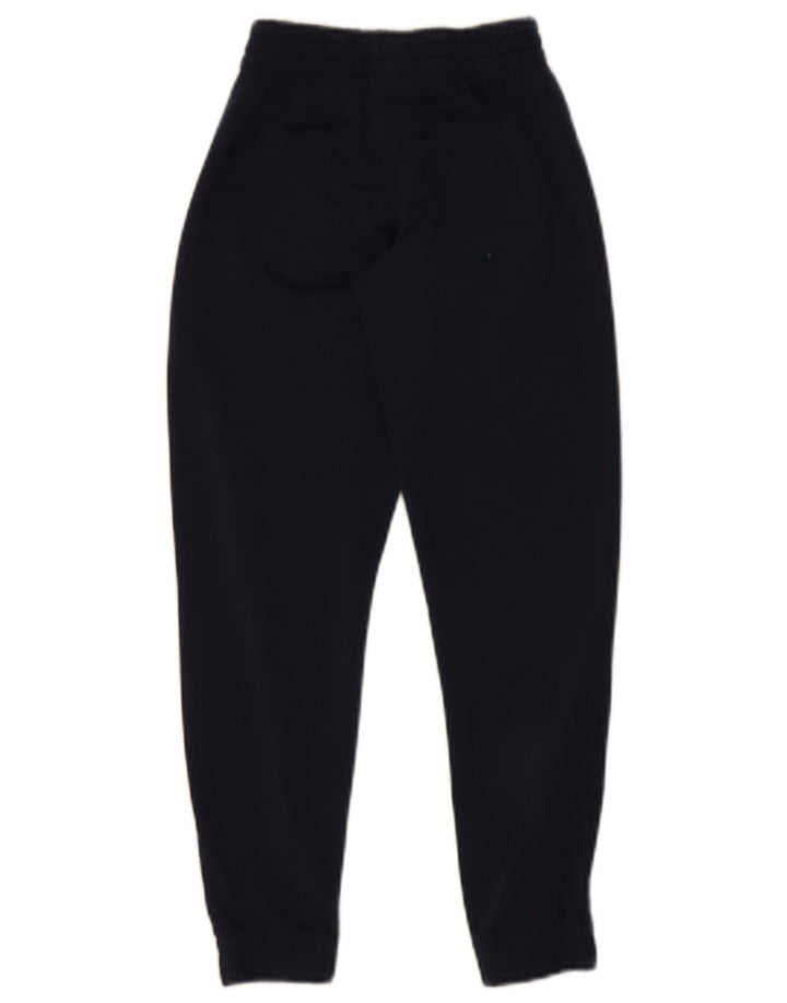 ADIDAS Boys Tracksuit Trousers Joggers 7-8 Years  Navy Blue Polyester