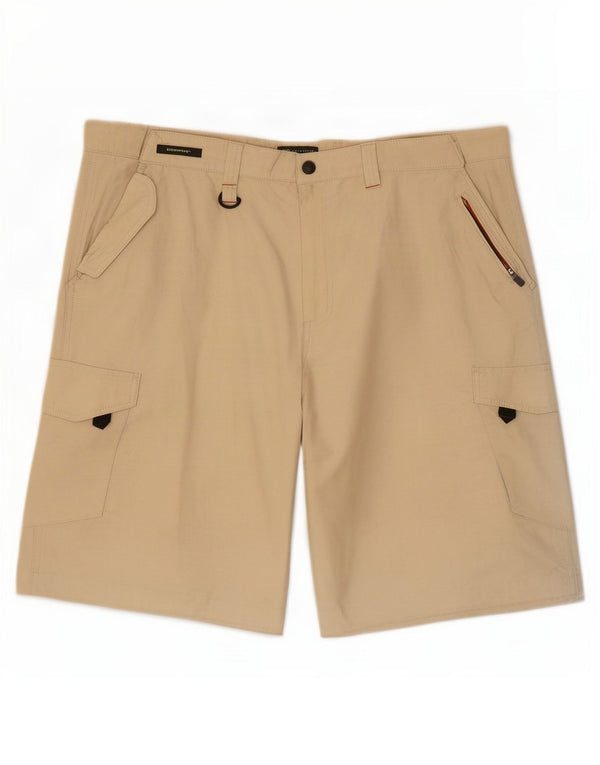 Marks & Spencer Pantalones cortos cargo de ajuste regular para hombre XL W38 Algodón beige