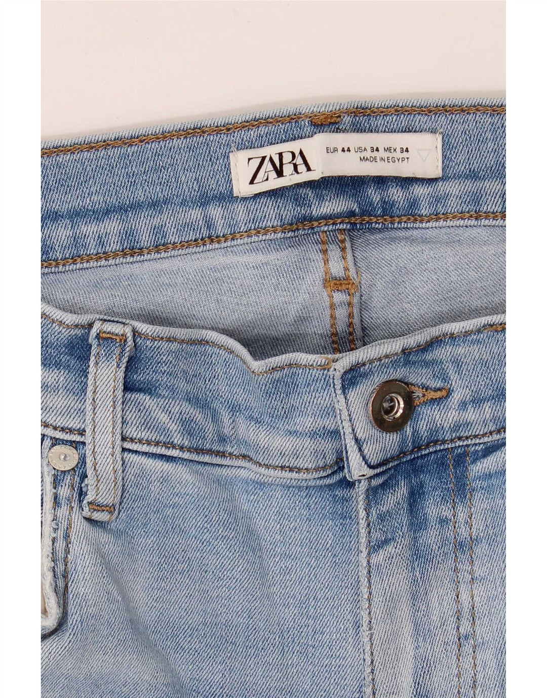Zara Herren Slim Jeans EU 44 Large W34 L28 Blau