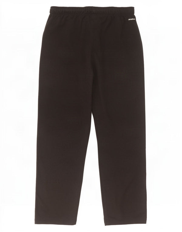 Pantaloni da tuta da uomo Adidas Large neri in poliestere