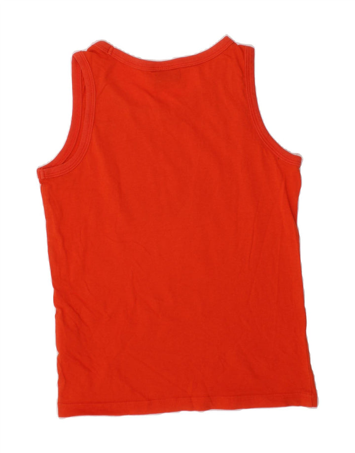 CHAMPION Boys Graphic Vest Top 9-10 Years Red Cotton Vintage Champion and Second-Hand Champion from Messina Hembry 