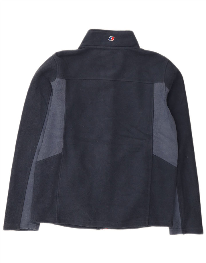 Berghaus Boys Fleecejakke 12-13 år Navy Blue Colourblock Polyester