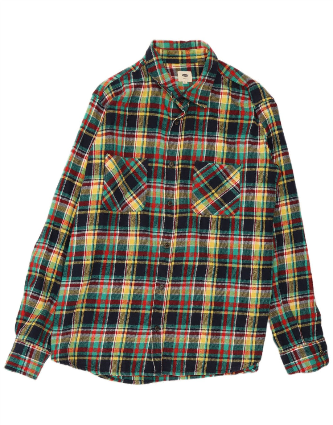 Scout Mens Flannel Shirt Large Multicoloured Check Cotton