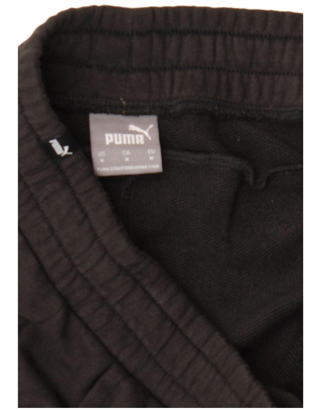 PUMA Mens Sport Shorts Medium  Black Cotton