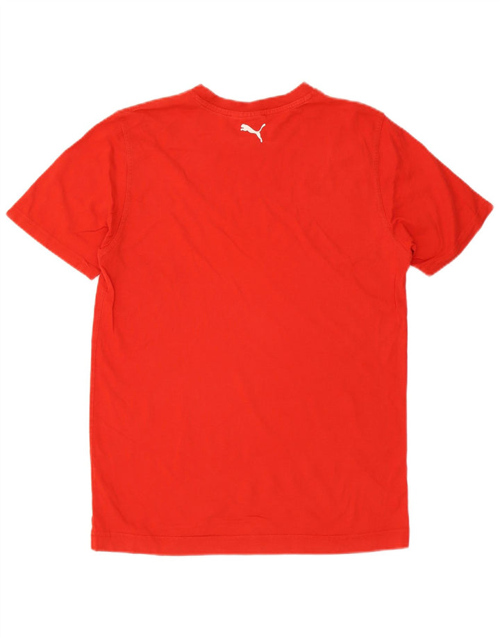 Puma Mens Graphic T-Shirt Top Medium Red